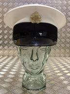 RAF Royal Air Force Cap White Top NCO / SNCO Ranks Dress Hat NCO's - Assorted Sizes