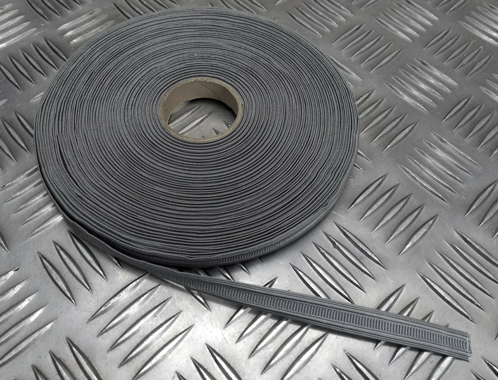 1/2" Grey Rayon Rank OFC Lace Ribbon RC3