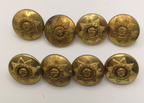 East Yorkshire Regiment Buttons 30L x8
