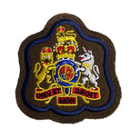 The Corps of Royal Engineers RE British Army FAD No2 Warrant Officer Badge Patch