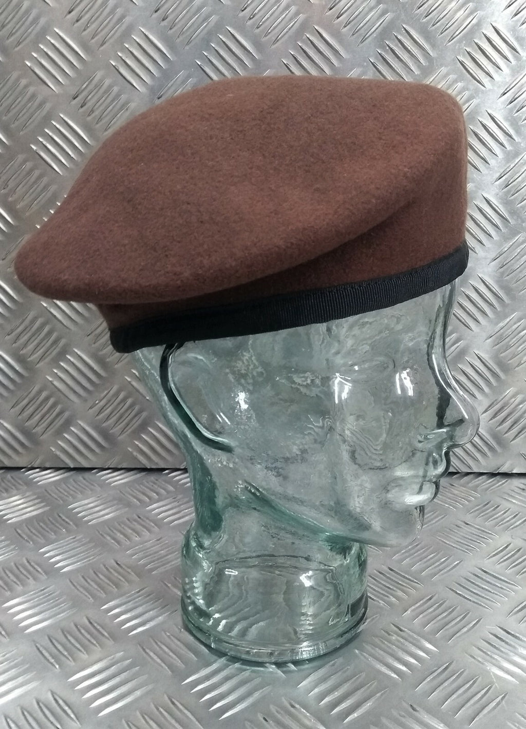 Brown Beret Service Dress Hobson of London Mil-Spec Lined Wool New Old Stock