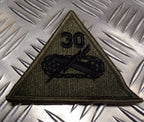 Vintage US Issue Armoured Division Patch Spearhead Ironsides