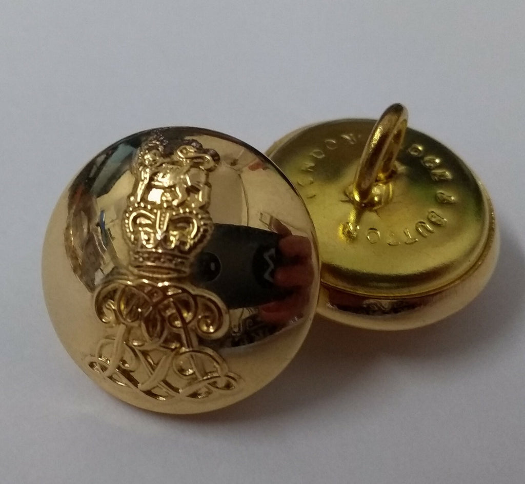Genuine British Army The Life Guards Regiment Officers Dress Buttons 30L ASBT100