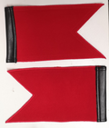 Distinguishing Signalling Marker Plain Red Guidon Pennant Flags