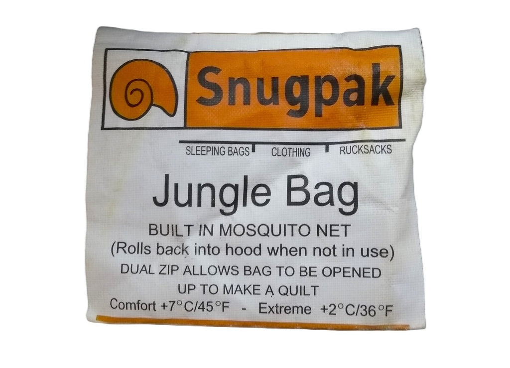 Jungle Sleeping Bag Army Green Snugpak V1 With British Compression Sack