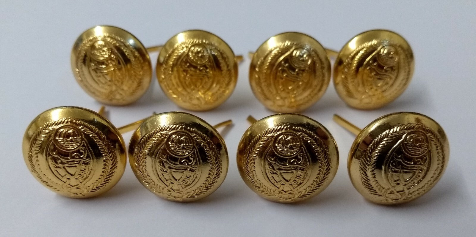 Qatar National Dress Small Split Pin Chinstrap Buttons NEW