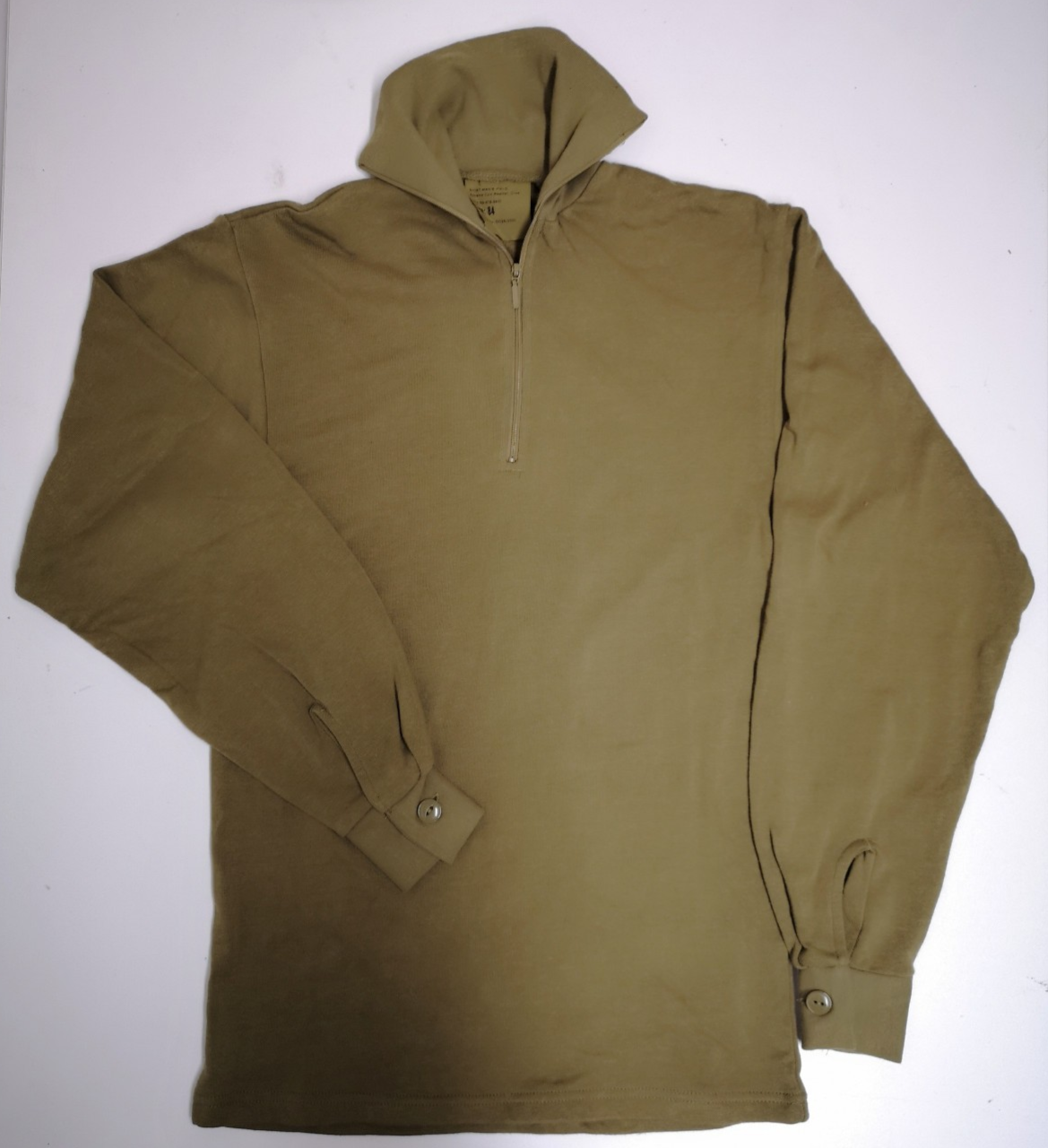 Olive Green Extreme Cold Weather ECW Field Shirt Thermal Base Layer Top 84cm
