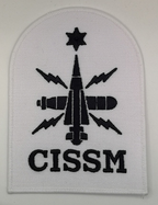 Royal Navy Warfare CISSM Able Rate Blue on White Qualification Patch