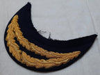 General Officer Peak British Oak Leaf Gold Wire Sprig Dress Hat Visor
