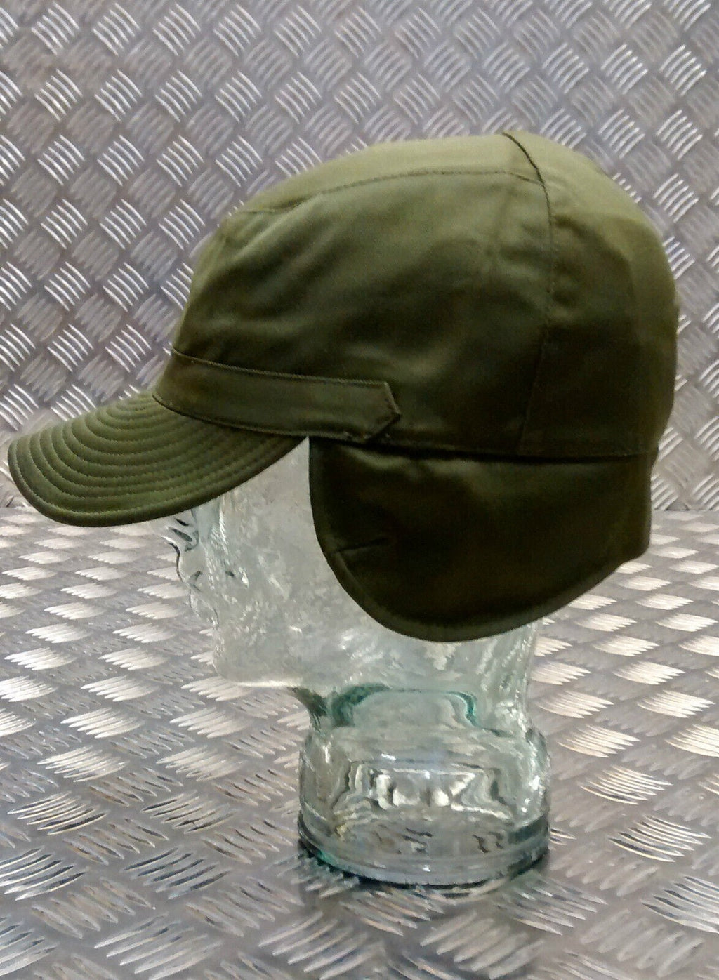 Vintage Army Green Baseball Cap Swedish M59 Combat / Fatigue Hat Size 58cm NEW
