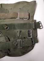Vintage Army Issue Heavy-duty Backpacks x4 & Belts x4 Heavy Wear with Defects