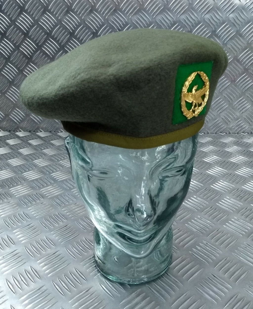 Wool Beret H&S With Eagle Badge Size 57cm NEW