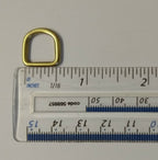Brass D Rings British Issue Small 16mm For Accessories X10 STD261