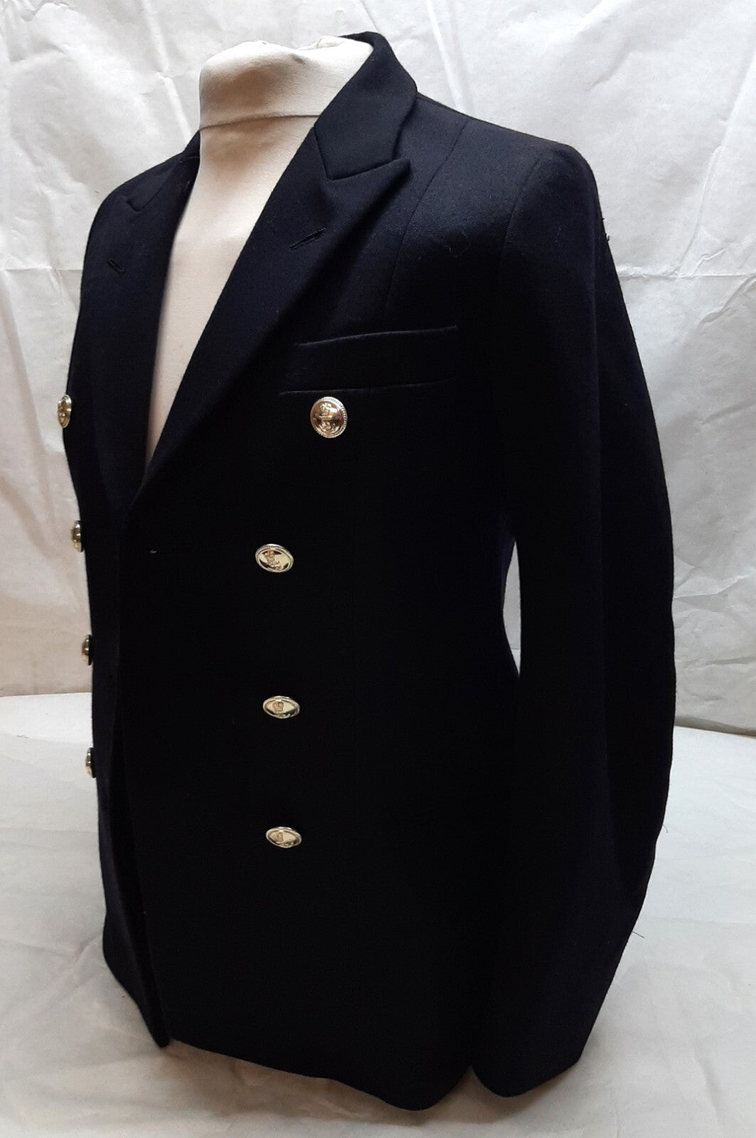 No1B Barathea Jacket RN Womans Royal British Naval Style Navy Size 88cm Reg