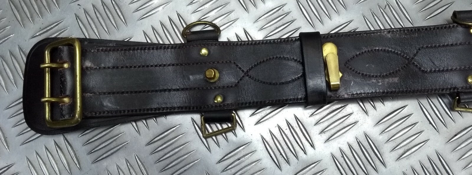 Sam Browne Belt Issue British Size 3 No Shoulder Strap Hobson London