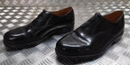 Service Shoes Black Leather British Army Pattern DMS Sole Toe Cap Section USED