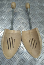 German Issue Wooden Shoe Trees Boot Shape Keepers Spring Fit All Sizes