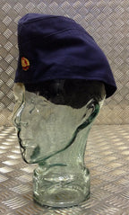 Genuine East German Army/Navy Flat Cap / Envelope/Forage Hat. Blue - All Sizes