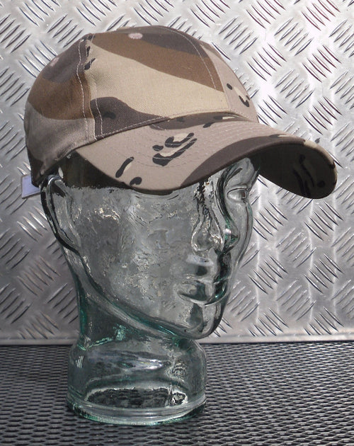 100% Cotton American Desert Storm Choc Chip Tri Baseball Hat / Cap - BRAND NEW