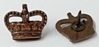 Shoulder Crowns Bronze 3/8" Subdued OFCs Crown 1 Pair NEW old Stock