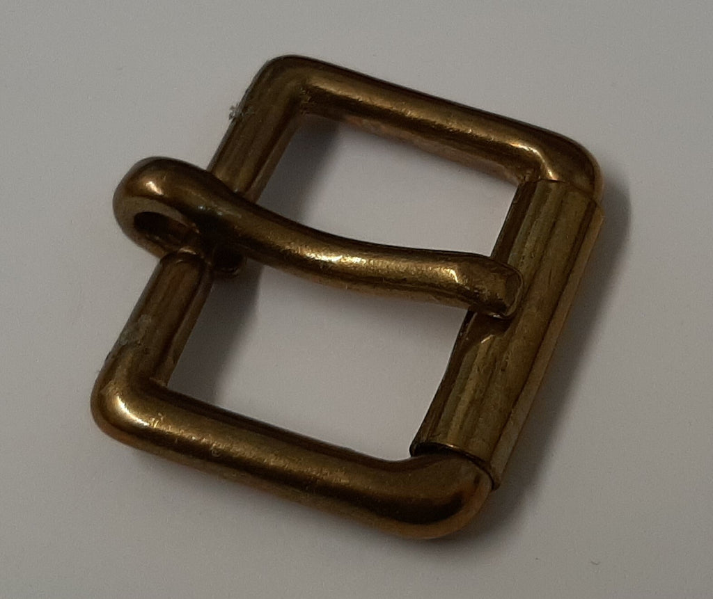 Vintage British Army Heavy Brass 1 1/4" Bridle & Strapping Roll Buckle