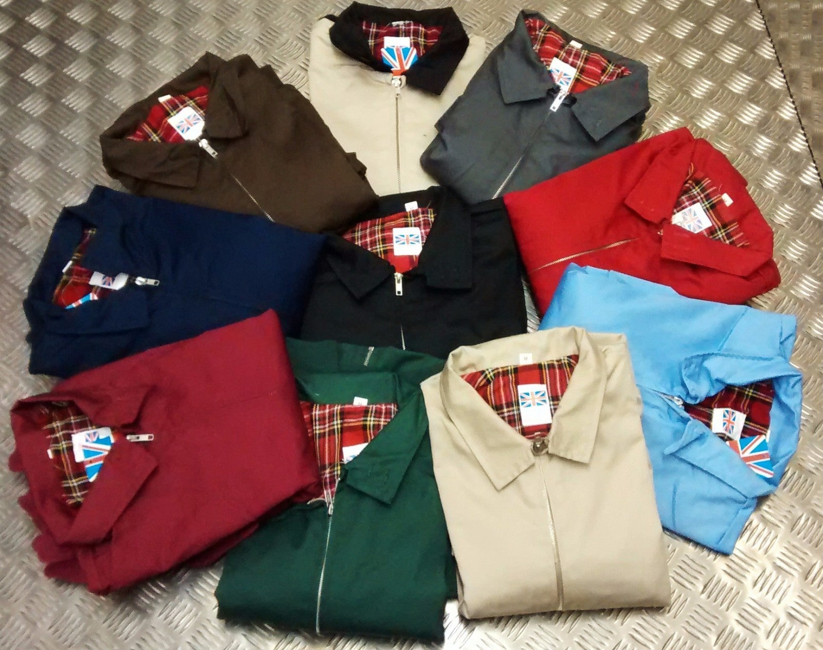 Harrington 70's 80's Style Jacket/Colours - NEW