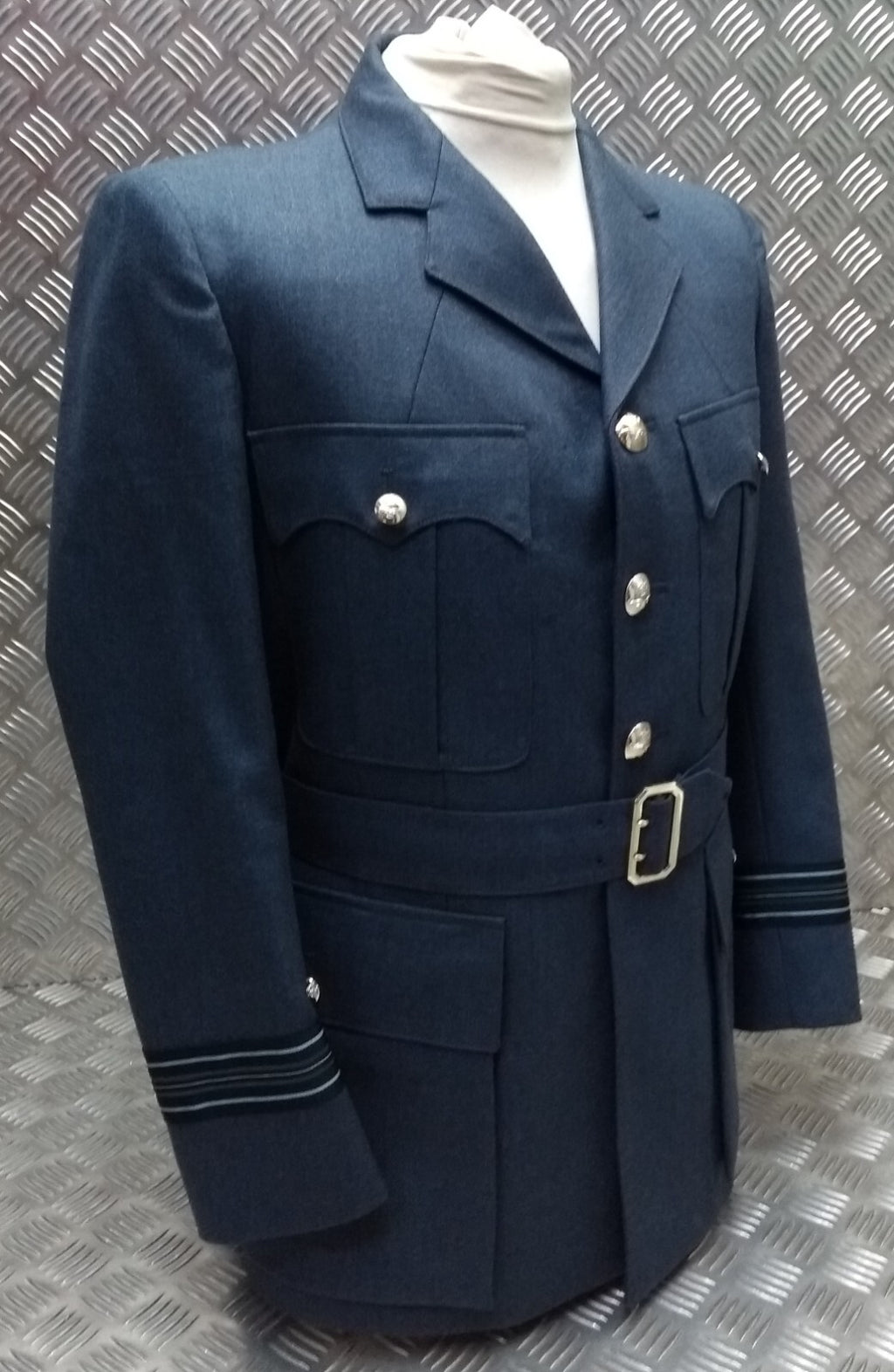 Vintage No1 Jacket RAF Royal Air Force OFC Cuff Ribbons Old Pattern 80s