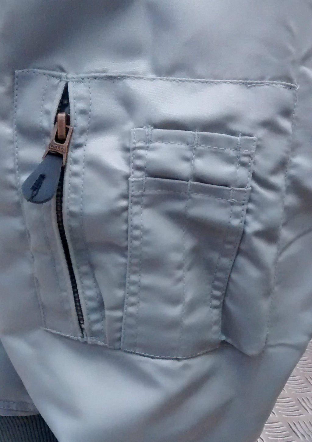 MA2 CWU US Military Style Bomber Jacket Silver/Grey - NEW