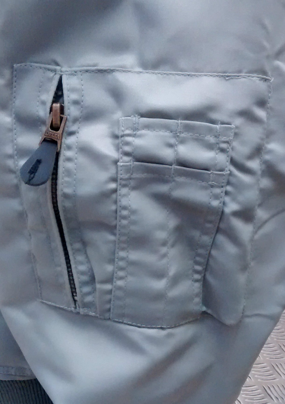 MA2 CWU US Military Style Bomber Jacket Silver/Grey - NEW
