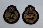 QDG Collar Badges British Army Dress Hand Embroidered Queens Dragoon Guards