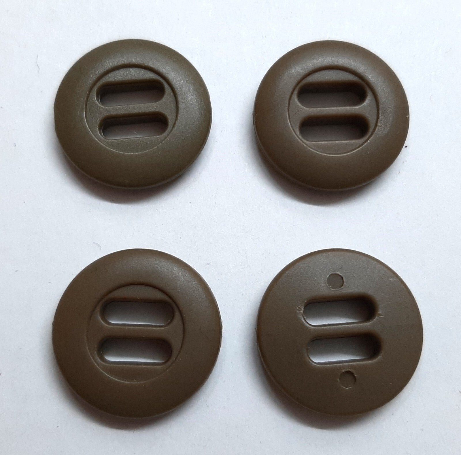 Two Slot Buttons British Desert / MTP / Coyote Combat x 4