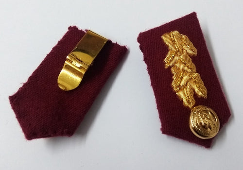 Arab Emirates Gorgets Collar Tabs Gold Braid Detail Senior Officers UAE Buttons