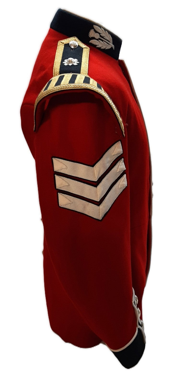 British Army Scots Red Tunic Scarlet Jacket With Shoulder Wings 41"