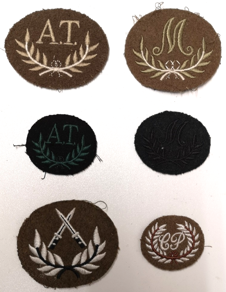 Various Oval Qualification Patches British set of 6