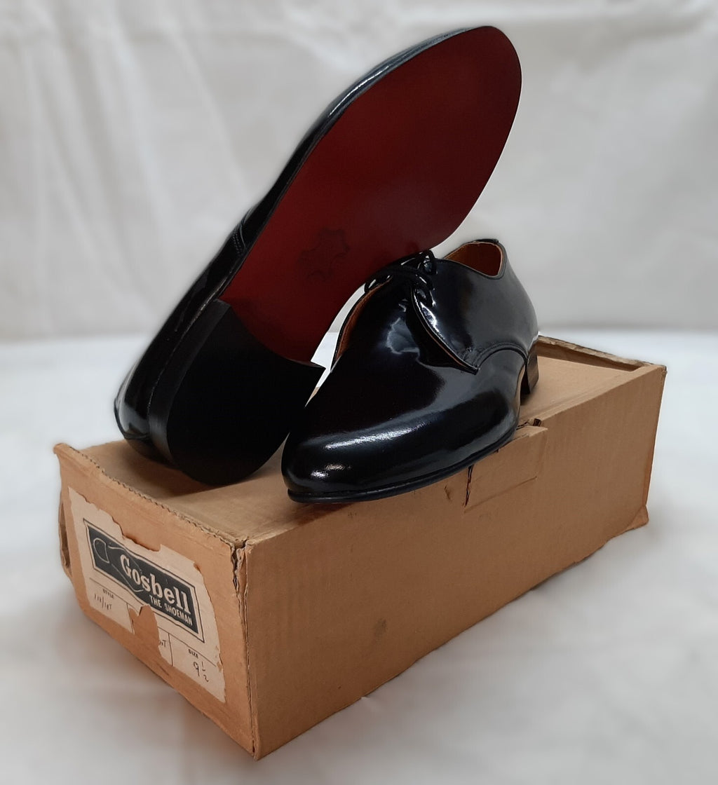 Vintage Patent Shoes Leather By Gosbell Army Officers Uniform Dress Pattern