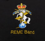British Army REME Band Royal Electrical & Mechanical Engineers Black Polo Shirt