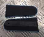 British Army No1 Dress Jacket Shoulder Straps Light Blue Pipe Used