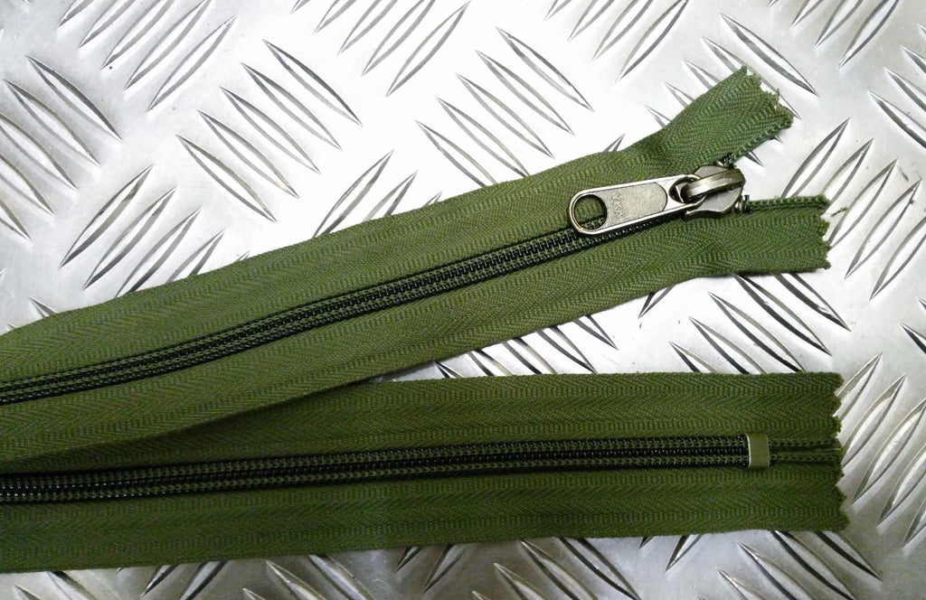Genuine British YKK 68" Closed End Green Zip / Zipper Heavy Duty