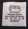 Genuine German Navy 100% Wool Flat Cap Envelope Side Cap Forage Hat - Big Sizes