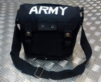 Military Style ARMY Canvas / Haversack Shoulder Bag Festival Asst Colours- NEW