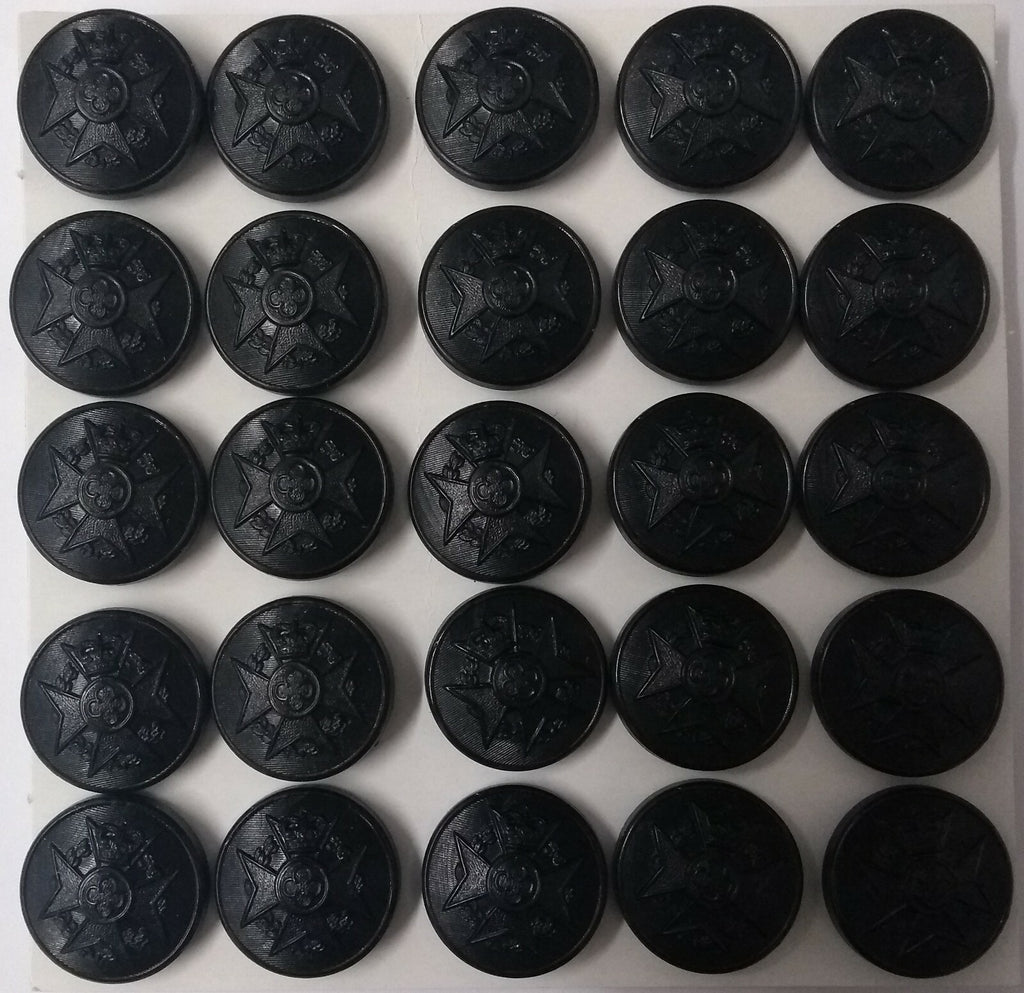 Genuine British Royal Army Chaplains Department (RAChD) Dress Buttons 40L x25
