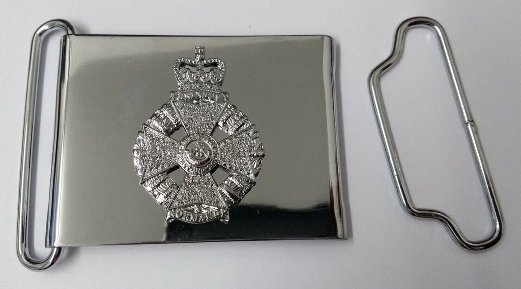 The Rifles Regiment Chrome Belt Buckle Ceremonial Genuine British Army - NEW