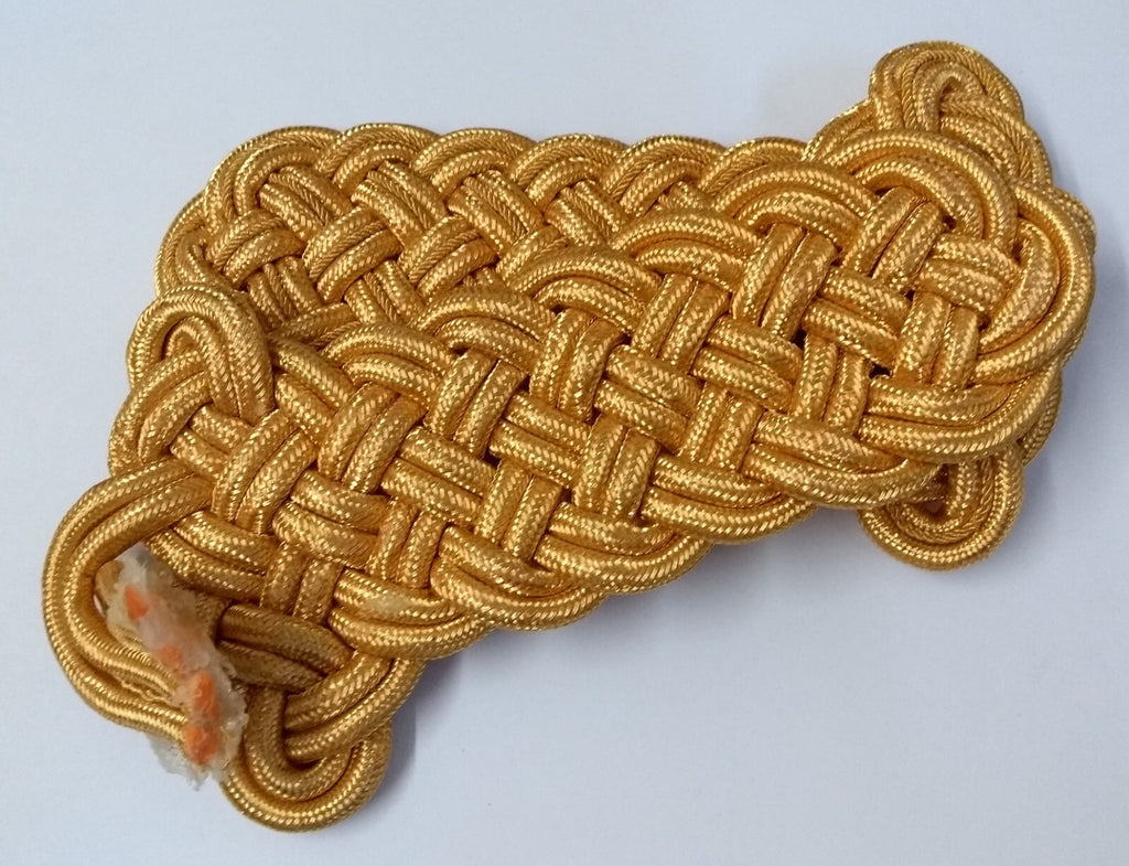 Shoulder Cords Senior Officer Gold Braid Cords No Attaching Straps Unfinished
