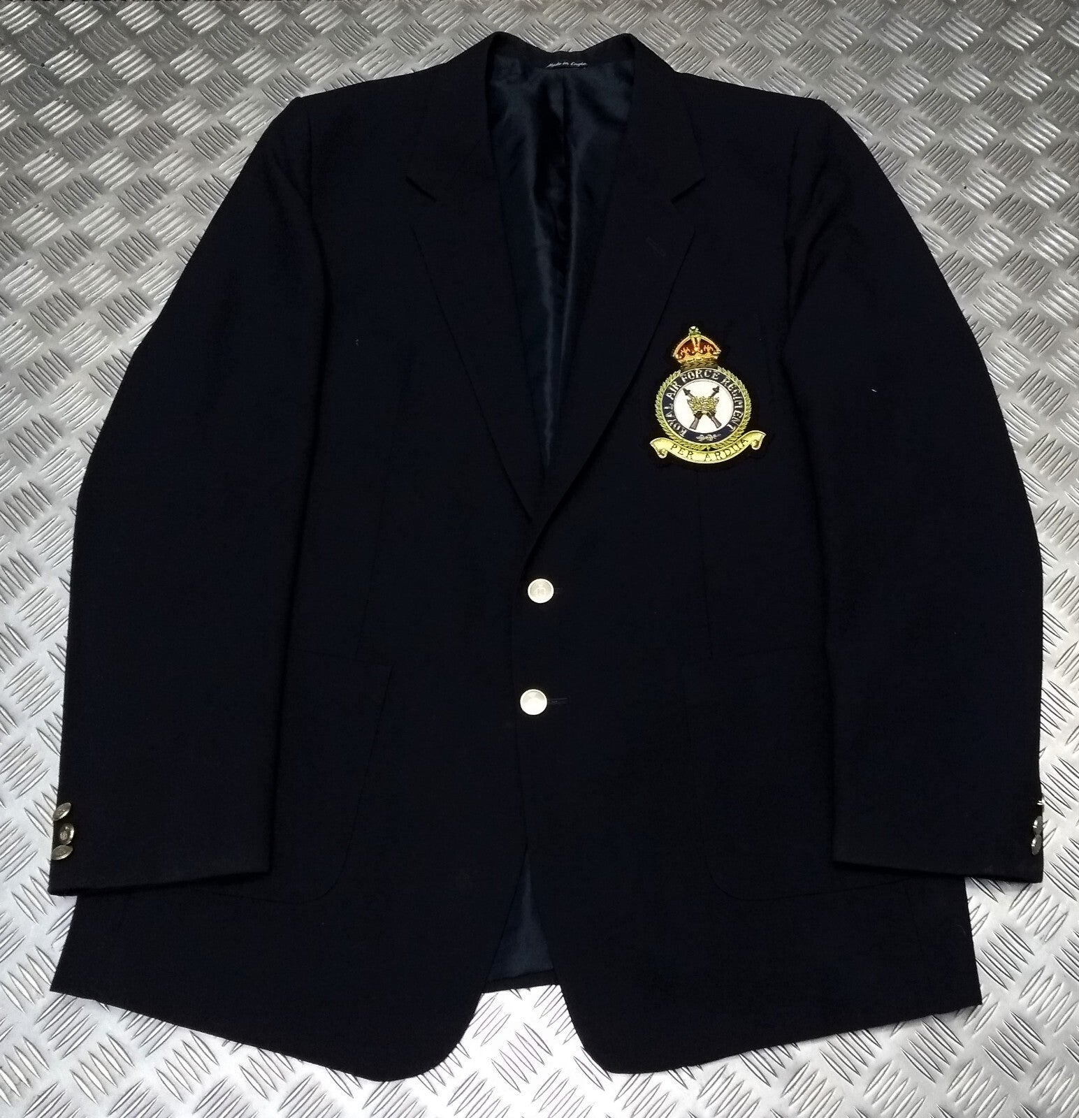 RAF Royal Air Force Airforce REG Blazer PER ARDUA Chest Size 48"