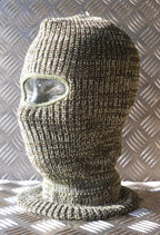 Brand New One (1) Hole Balaclava / Beanie Hat - Very Warm - Green Camouflage