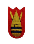Mess Kit Badge Royal Engineers Bomb EOD British Army Hand Embroidered Arm Patch