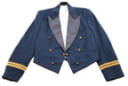 RAF Royal Air Force Vintage Mess Jacket With Braided Cuffs Airforce Blue Grey Colour Moss Bros