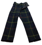 Vintage Army Trews No8 British Scottish Tartan Hunting Stewart SDG QVS Pattern