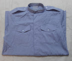 Chaplains RAF Royal Air Force Light Blue Shirt Short Sleeves No1 No2 Collar 37cm
