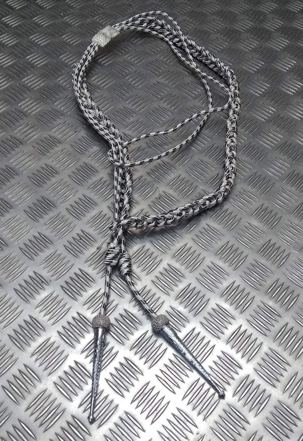 Oman Silver Aiguillette Senior Officer Blue Fleck Ceremonial UK Made